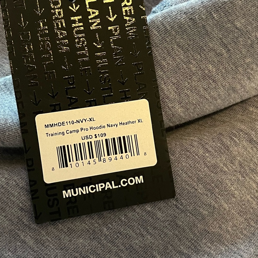 New Municipal hoodie with tags. Size XL - Picture 2 of 3